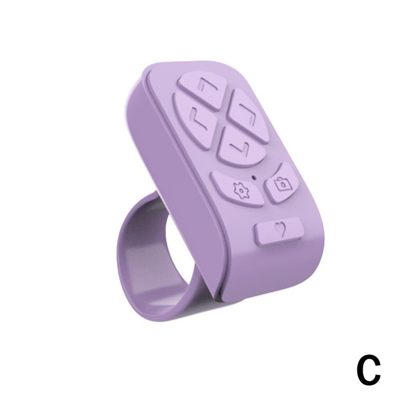 Bluetooth ring remote control for tablets and phones, selfie stick, remote page turning